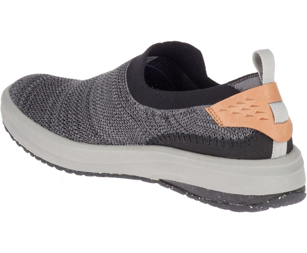 Merrell Slip Ons Męskie Czarne - Gridway Moc - 967248-XMT